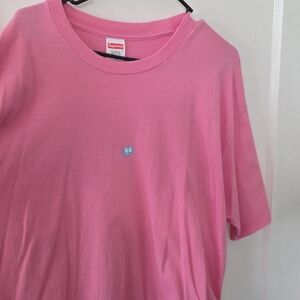 Supreme Pink Tee with Logo